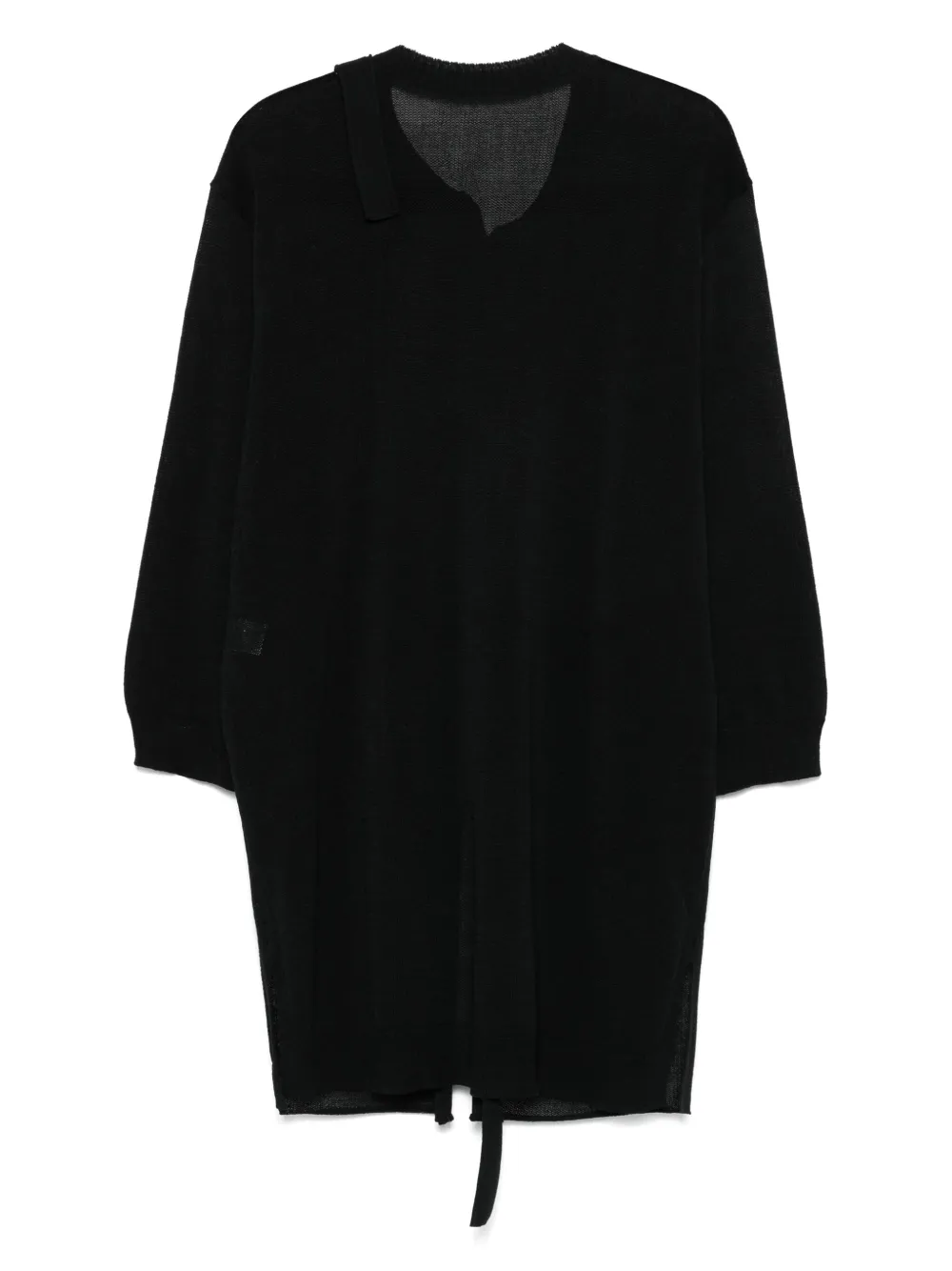 Shop Issey Miyake Draped Knitted Cardigan