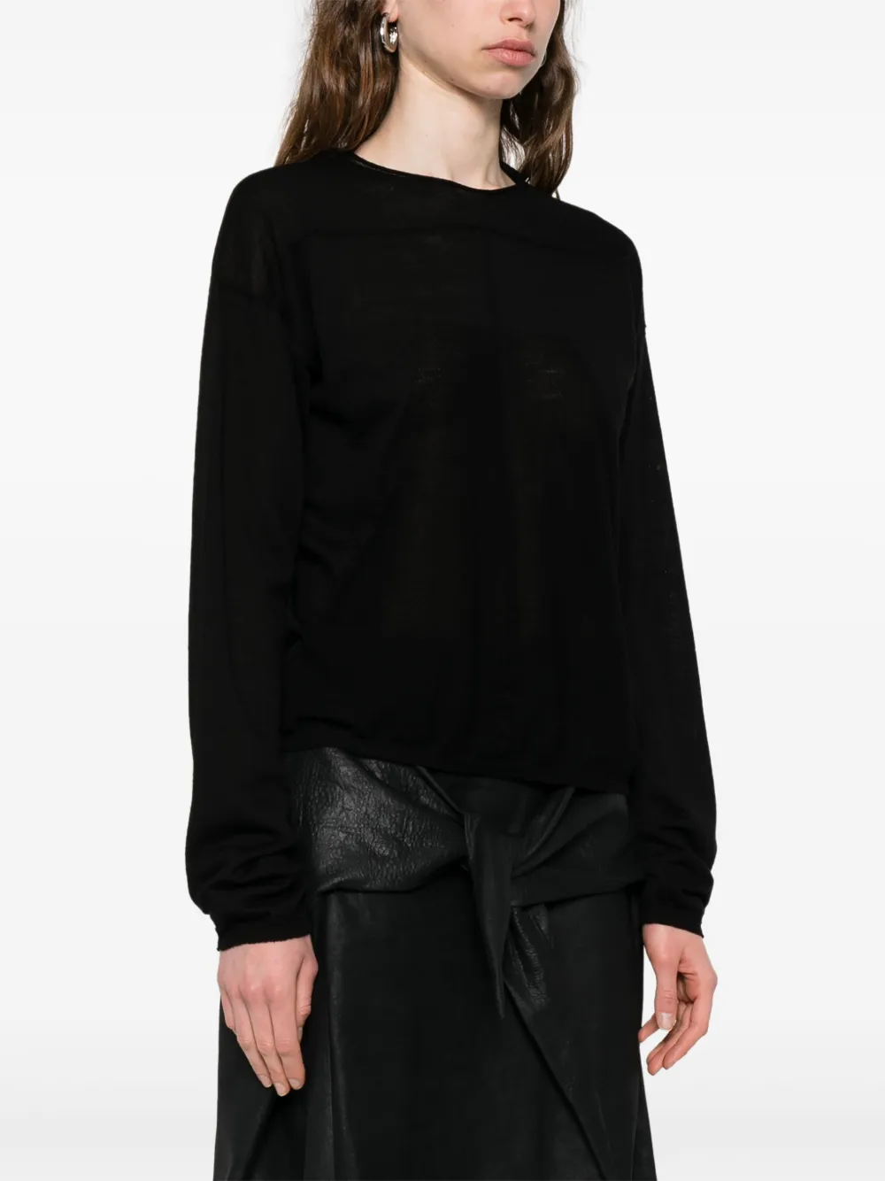 Shop Rick Owens Virgin-wool Jumper