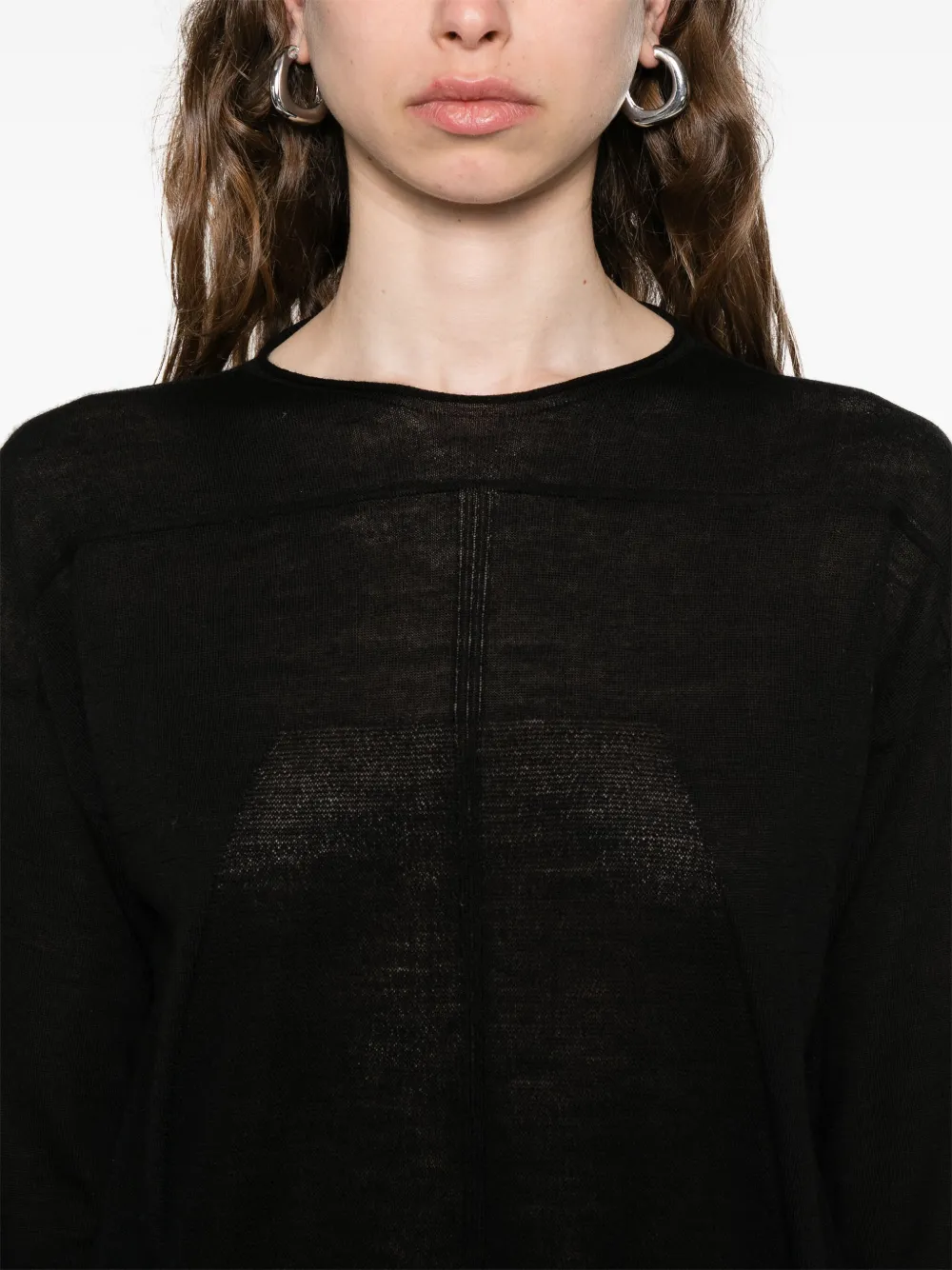 Shop Rick Owens Virgin-wool Jumper