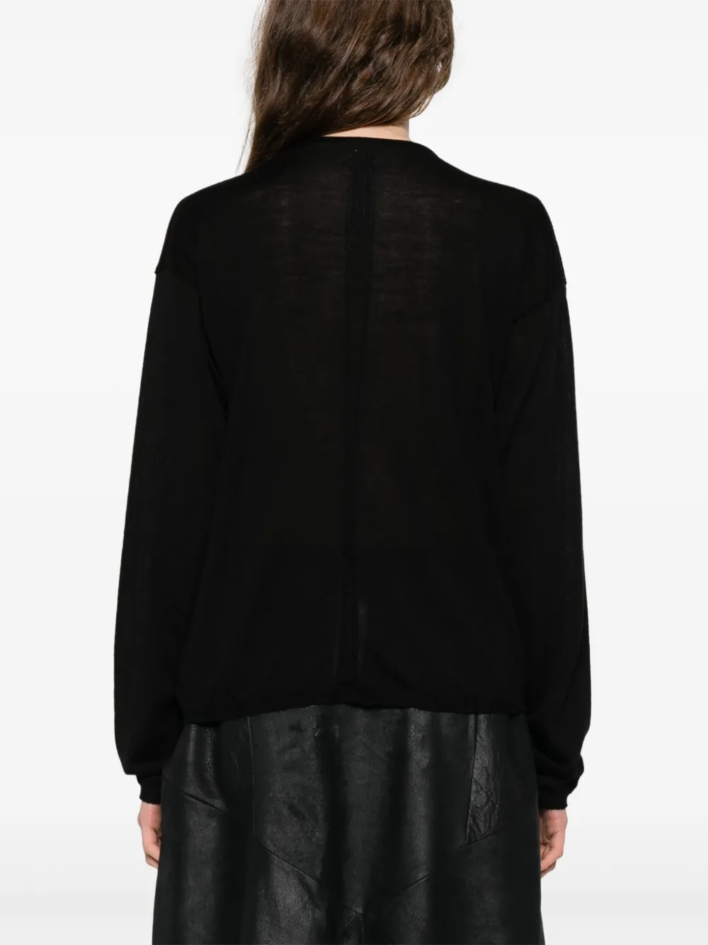 Shop Rick Owens Virgin-wool Jumper