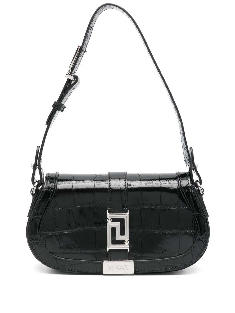 Pre-owned Versace Greca Goddess Shoulder Bag