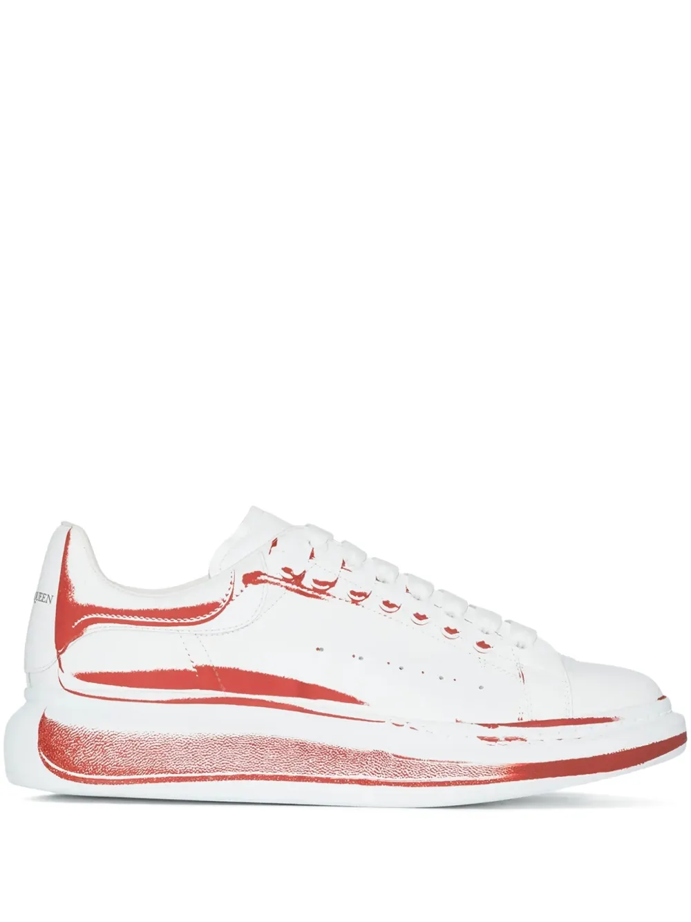 Alexander McQueen Pre-Owned baskets à effet signature | blanc | Image 1
