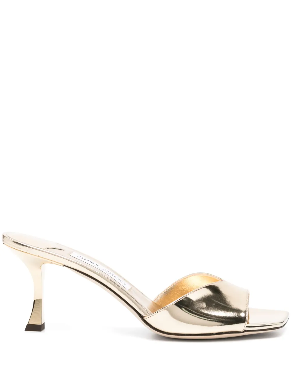 Jimmy Choo Pre-Owned 70mm Skye mules | Gold | Image 1