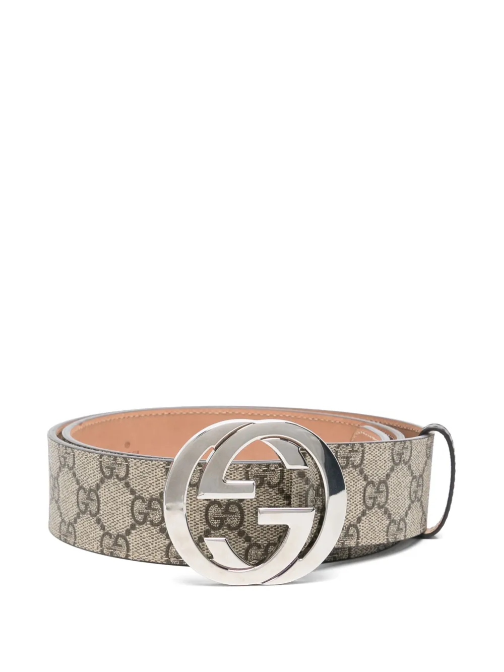 Pre-owned Gucci Gg Supreme Belt