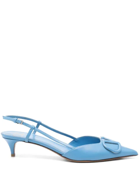 Valentino Garavani Pre-Owned 40mm VLogo Signature slingback pumps