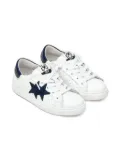 2 Star Kids leather sneakers - White