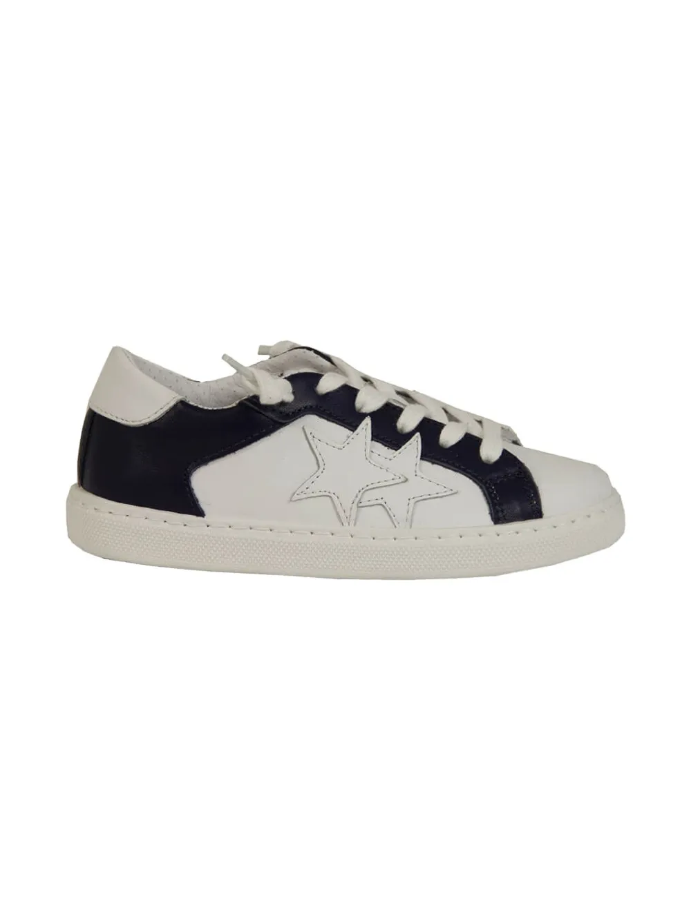2 Star Kids leather sneakers - Wit