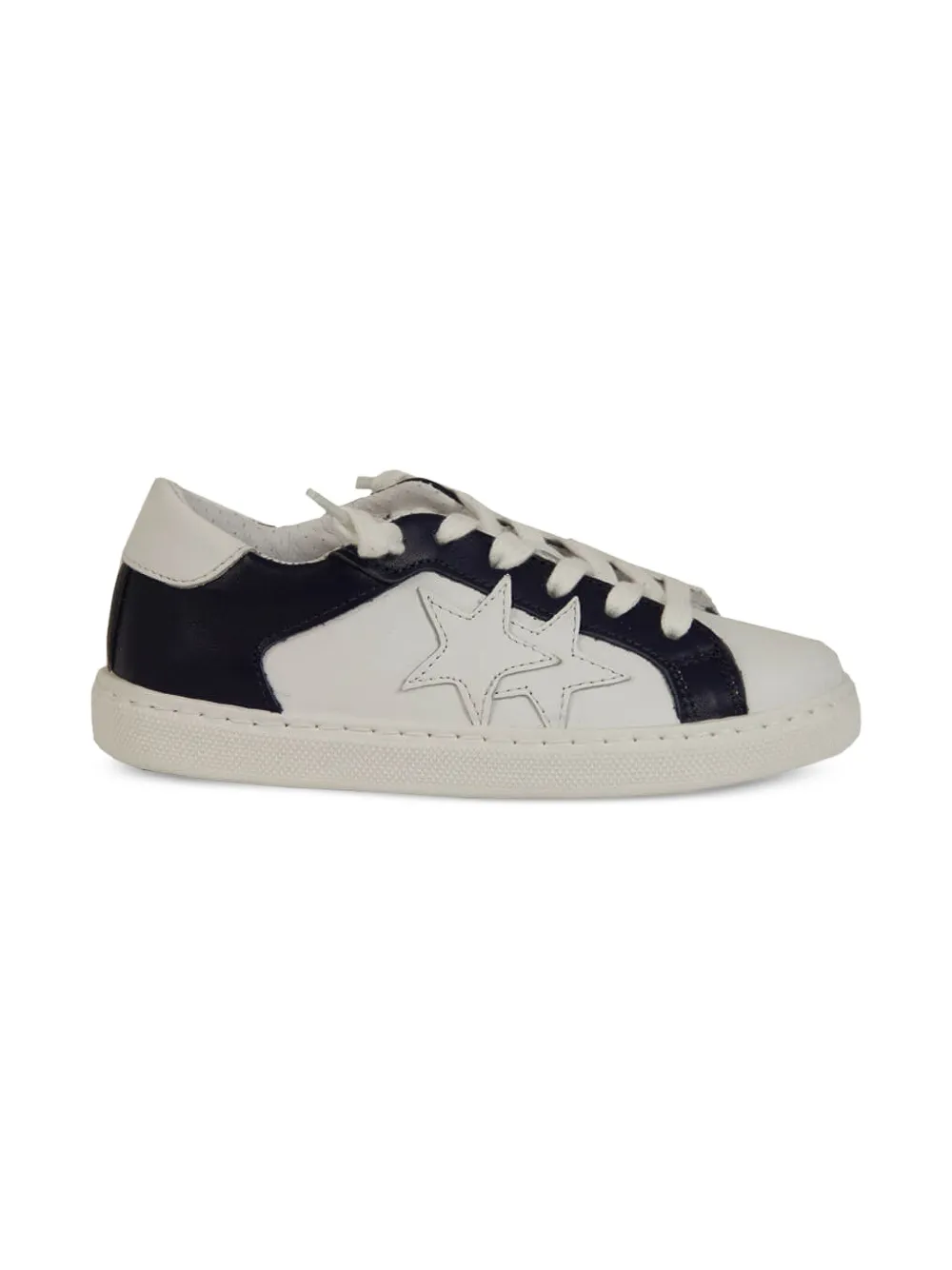 2 Star Kids Leren sneakers Wit