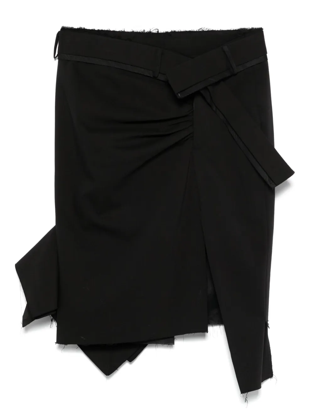 Ottolinger Asymmetrische mini-rok Zwart