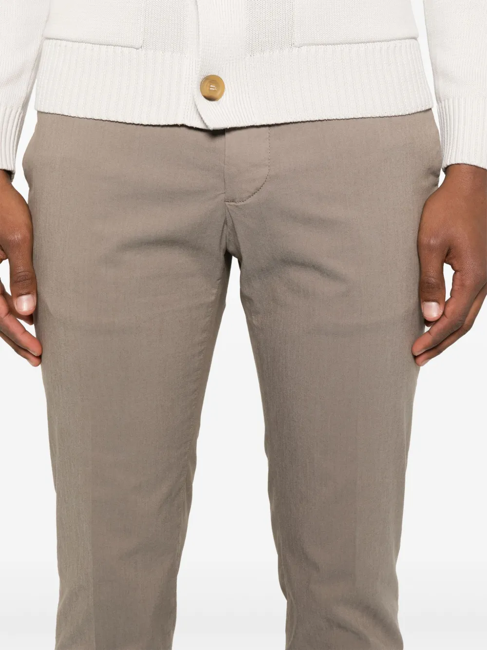 Incotex Katoenen broek Grijs