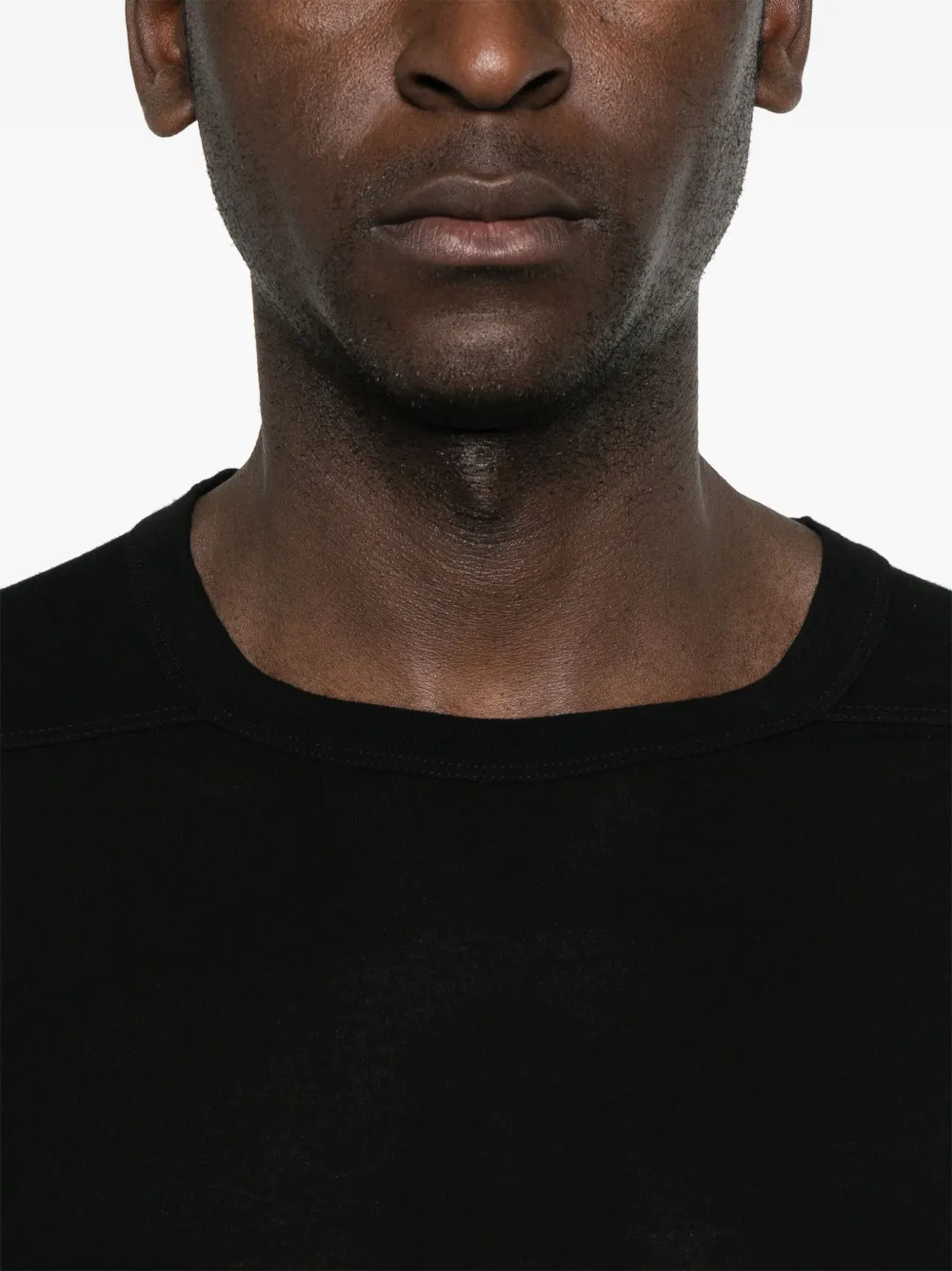 Rick Owens T-shirt met lange mouwen Zwart