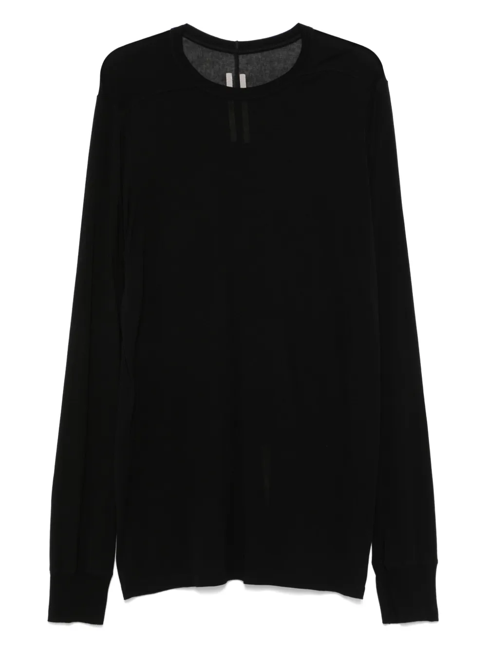 Rick Owens Klassisches Langarmshirt | Schwarz | Image 1