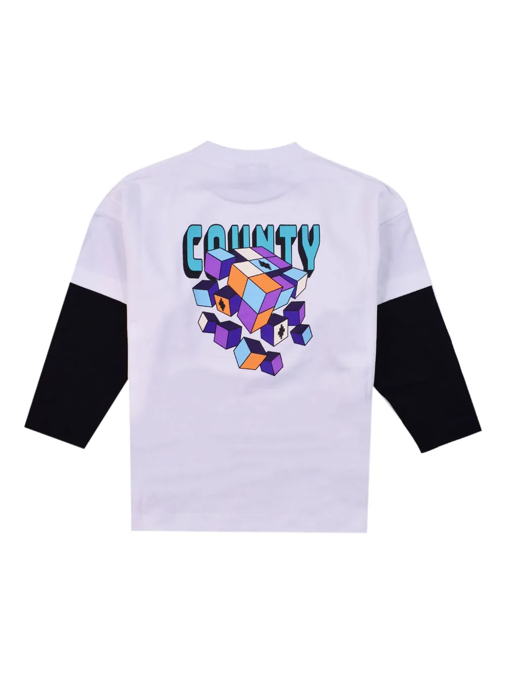 Marcelo Burlon County Of Milan Kids Katoenen T-shirt Wit