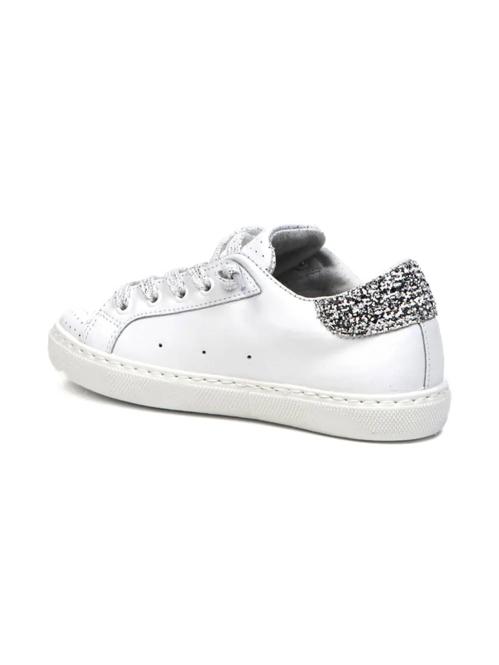 2 Star Kids leather sneakers White
