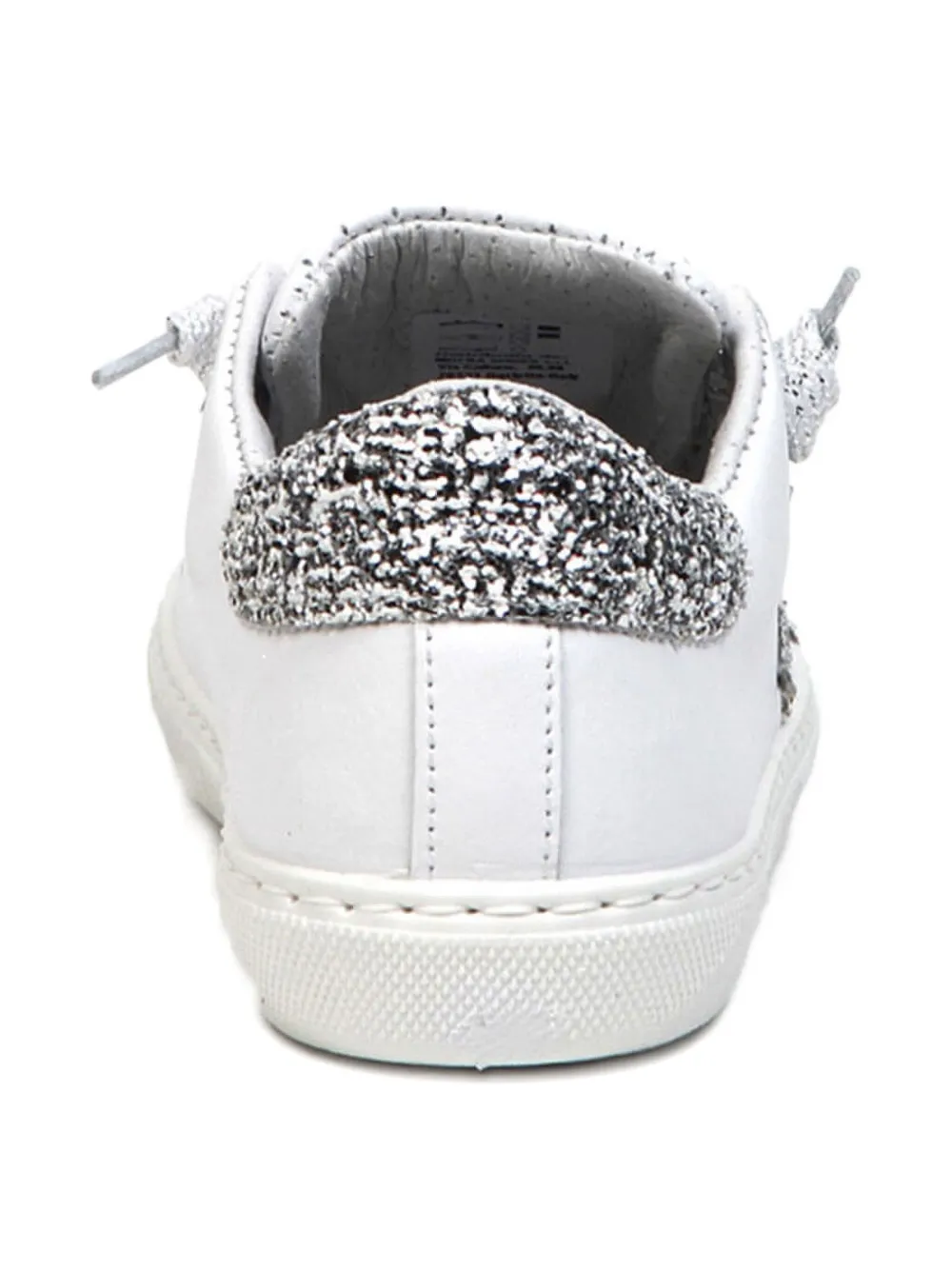 2 Star Kids leather sneakers White