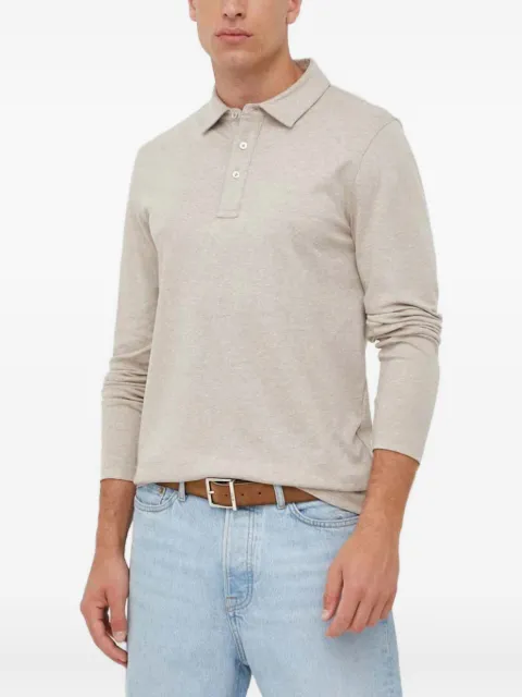Michael Kors long-sleeve cotton polo shirt