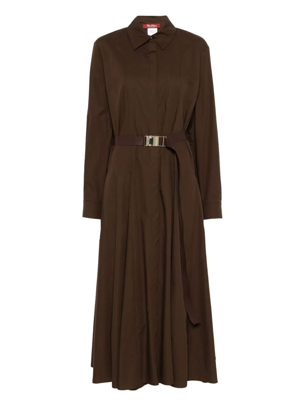 Max Mara cotton midi dress Bruin