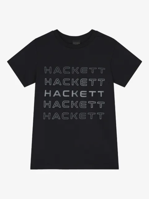 Hackett Kids 로고 프린트 티셔츠