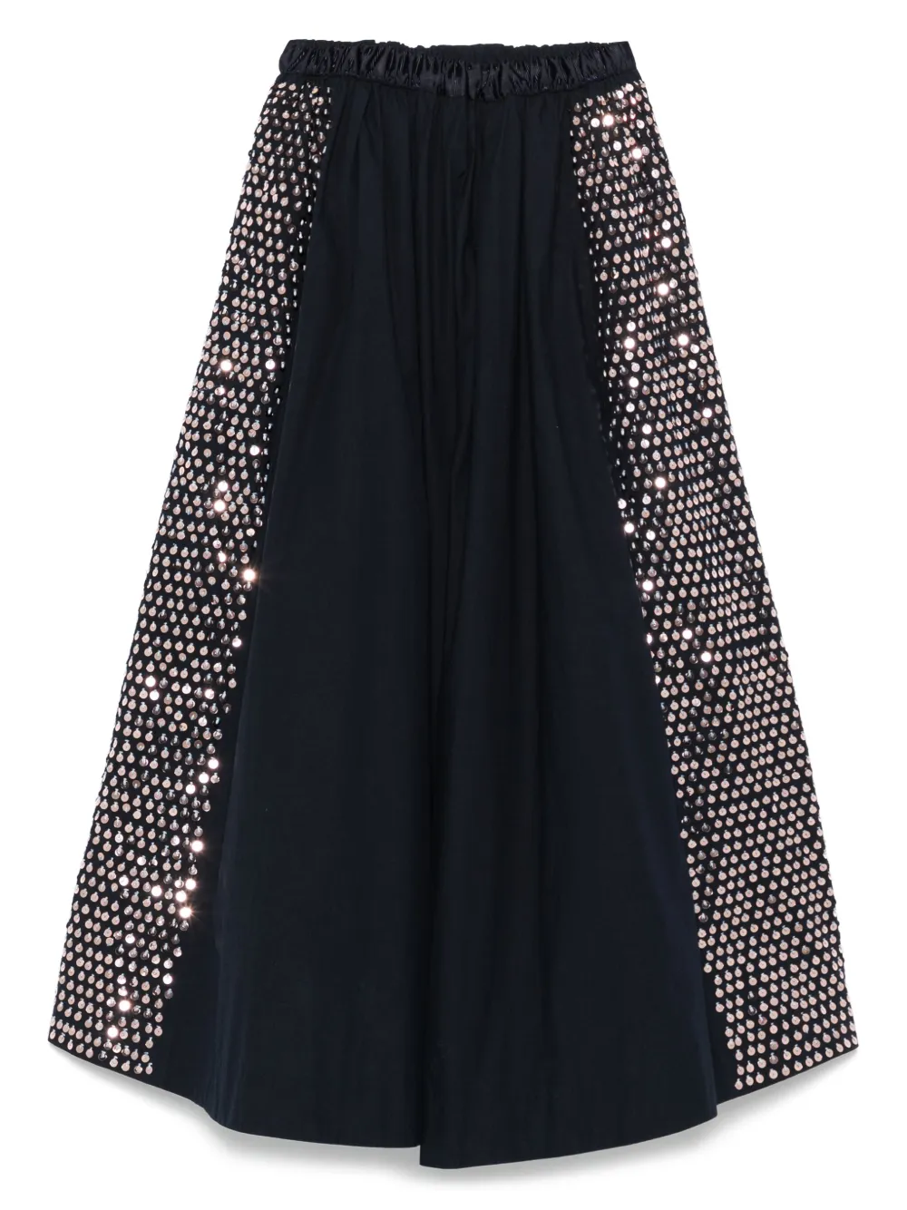 Forte Midi-rok met pailletten Blauw