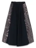 Forte Forte sequin-embellished midi skirt - Blue