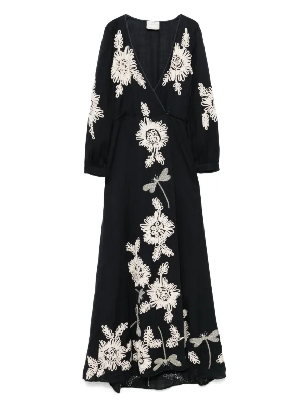 Forte Forte floral-embroidered maxi dress