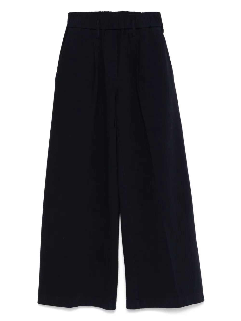 Forte Katoenen broek Blauw
