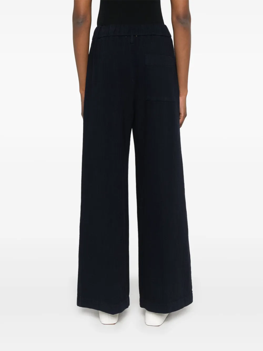 Forte Katoenen broek Blauw