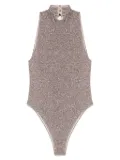 Forte Forte metallic-threading top - Silver