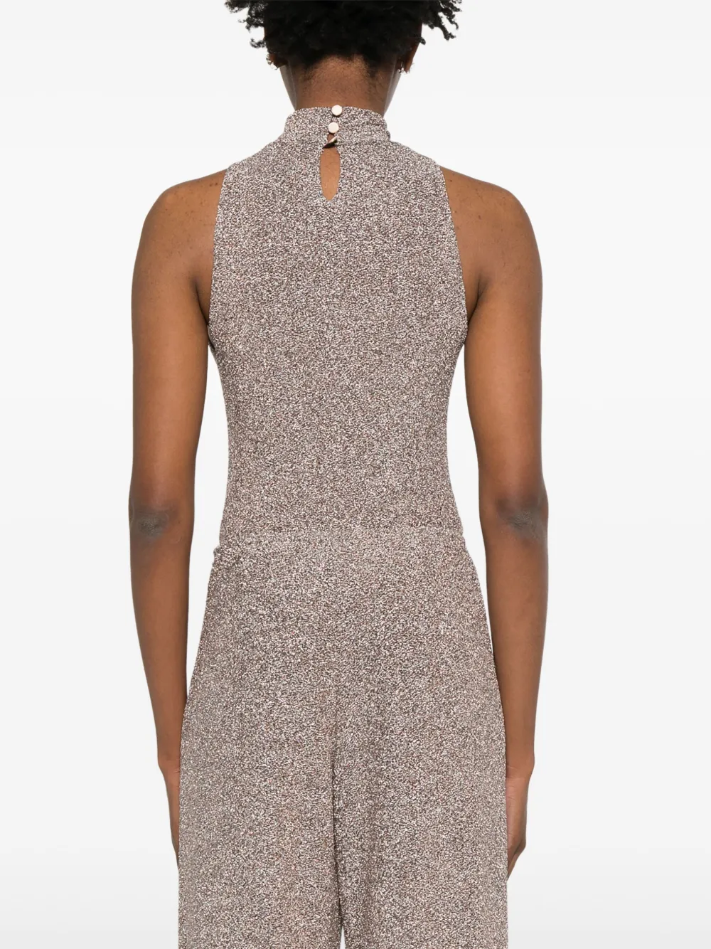 Forte Top met metallic-effect Zilver