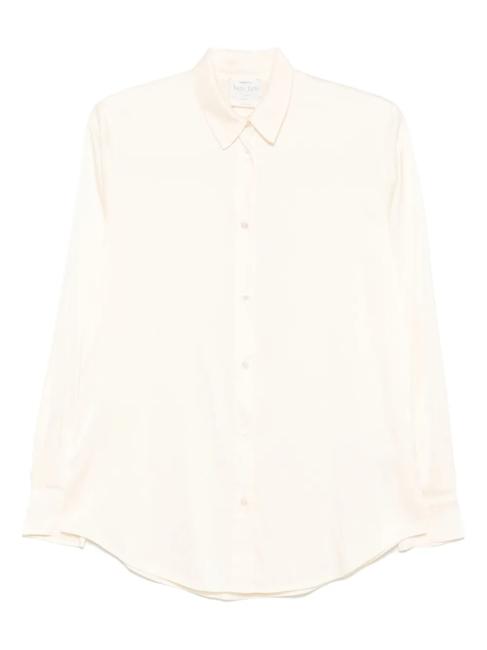 Forte Zijden blouse Beige