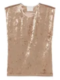 Forte Forte velvet top - Neutrals
