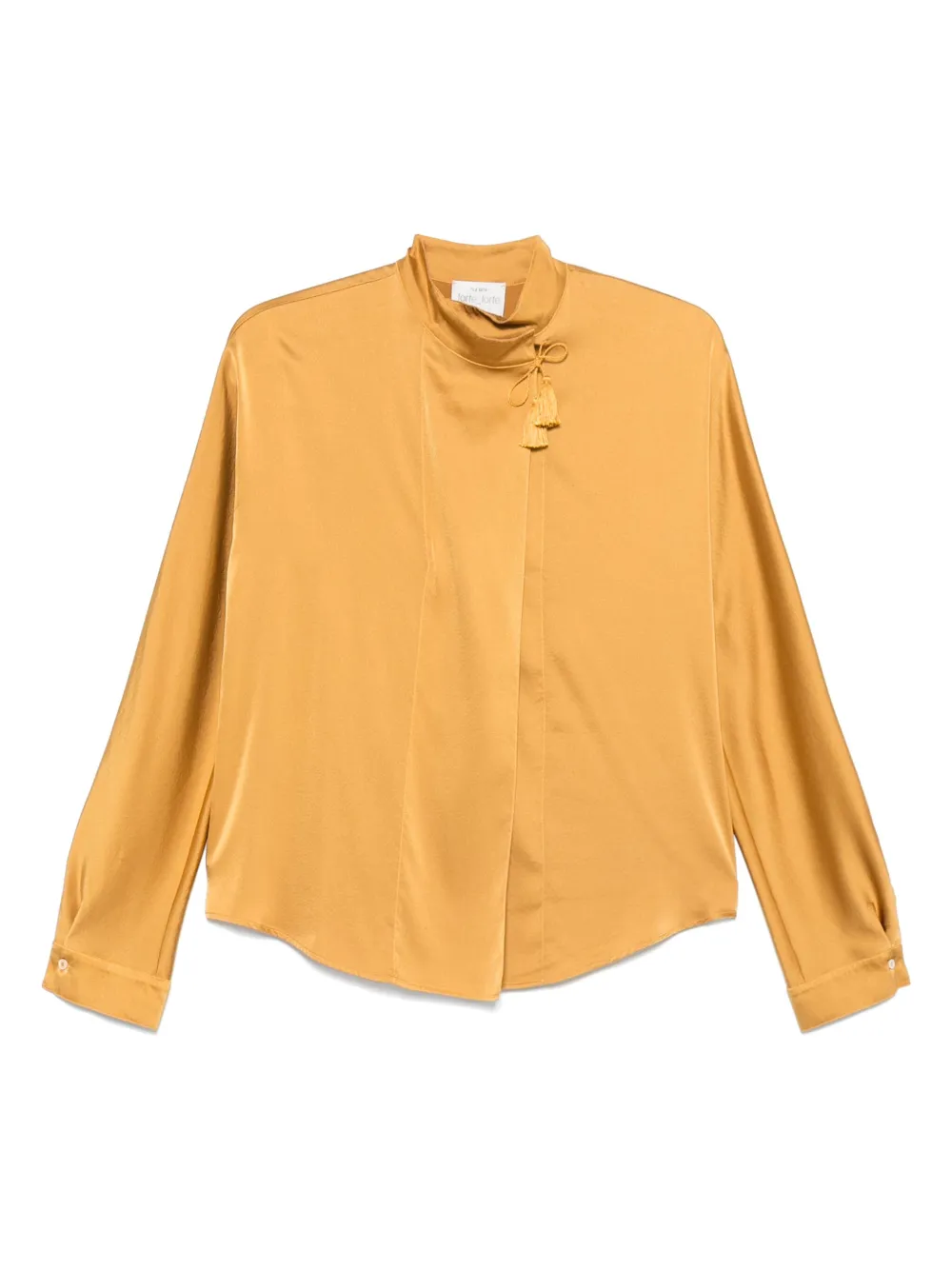 Forte Zijden blouse Geel