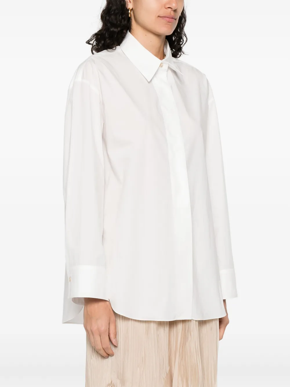 Forte Katoenen shirt Wit