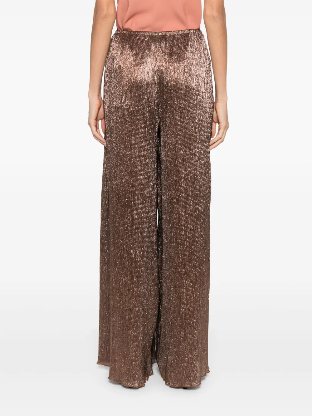 Forte Metallic broek Bruin
