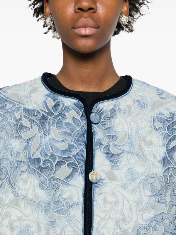 Forte Forte Cotton Jacket | Blue | FARFETCH GR
