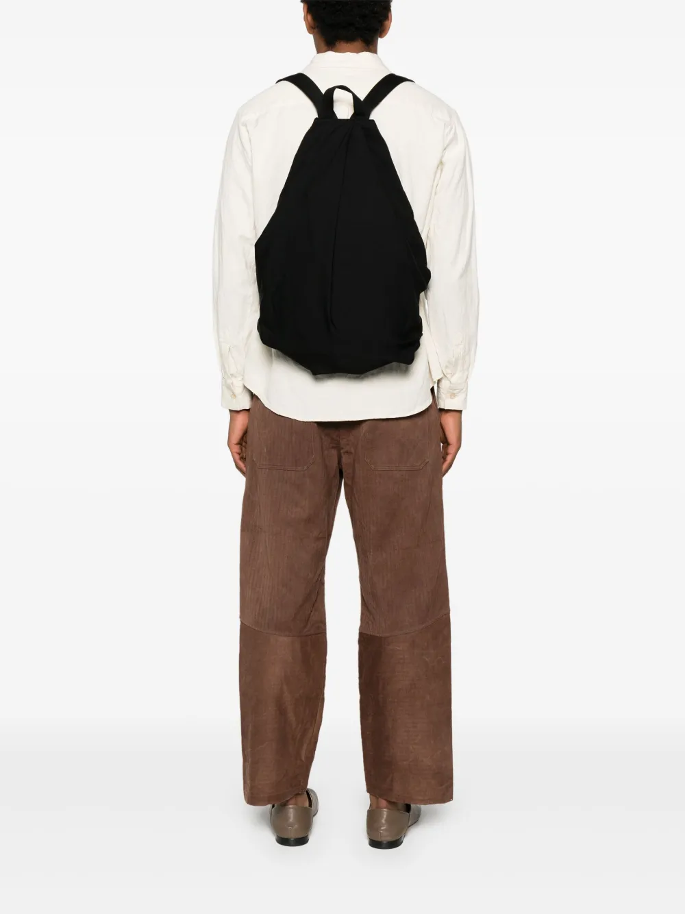 Yohji Yamamoto tuck-detail backpack | Men | Image 2