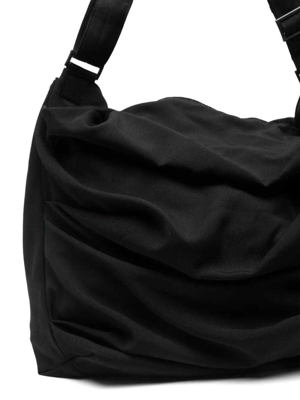 Yohji Yamamoto Wollen schoudertas Zwart