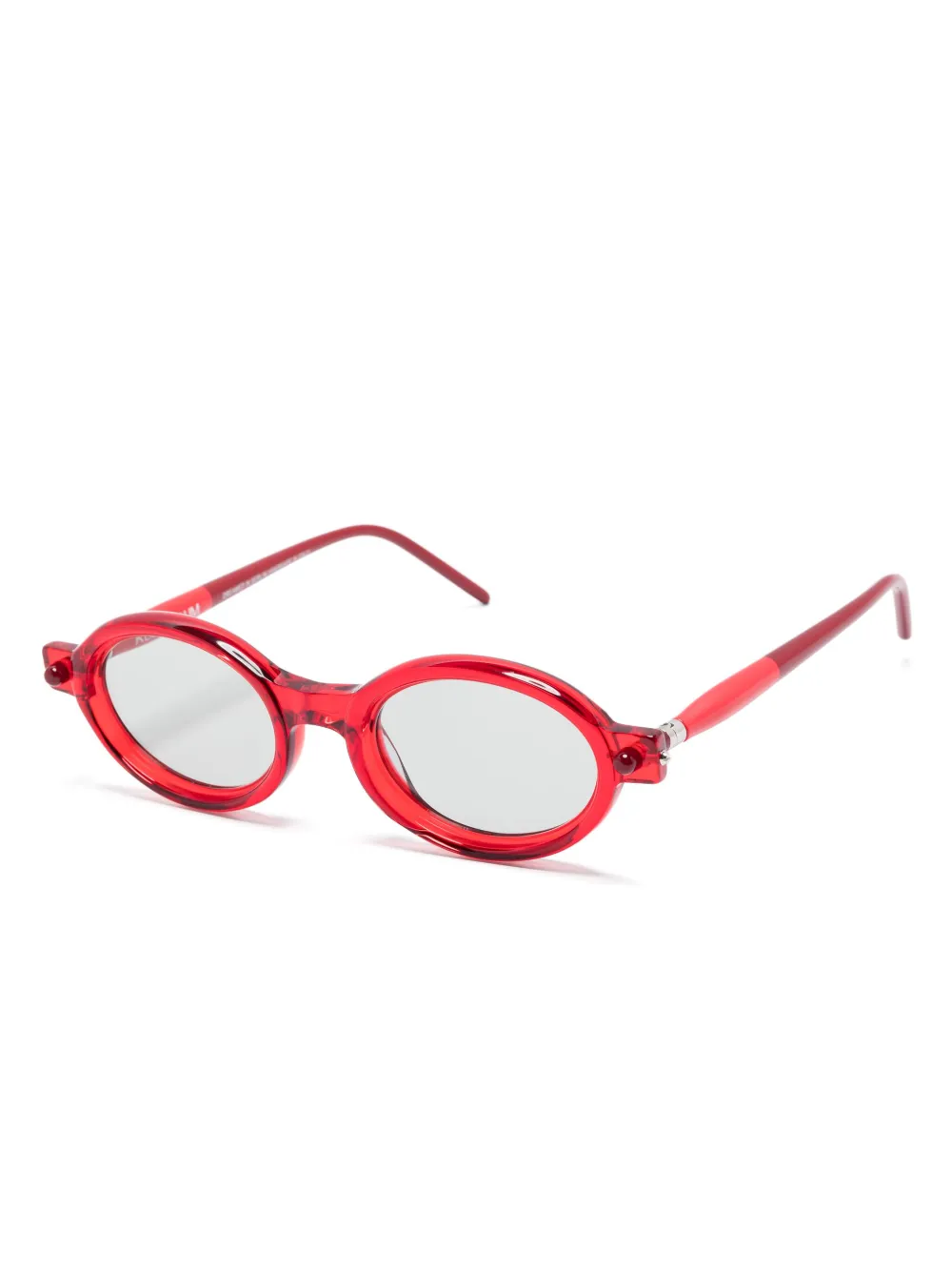 Kuboraum Zonnebril met rond montuur - Rood