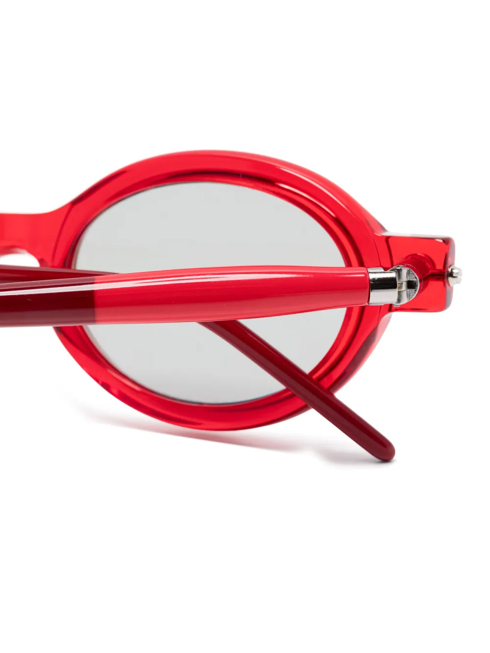 Kuboraum Zonnebril met rond montuur Rood