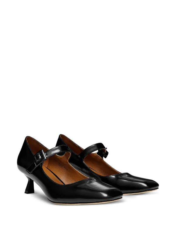 【完売】  SHUSHU/TONG square-toe mid-heel Pumps | Black | FARFETCH バッグ