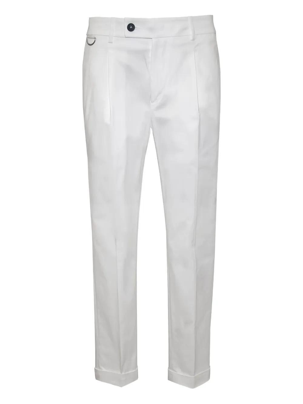 Low Brand Pleated Trousers In White