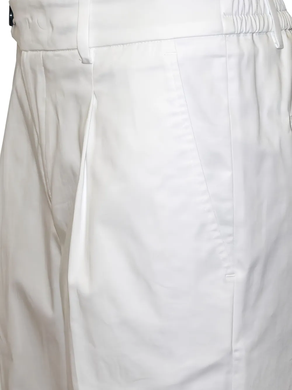 Low Brand Pleated Trousers In White