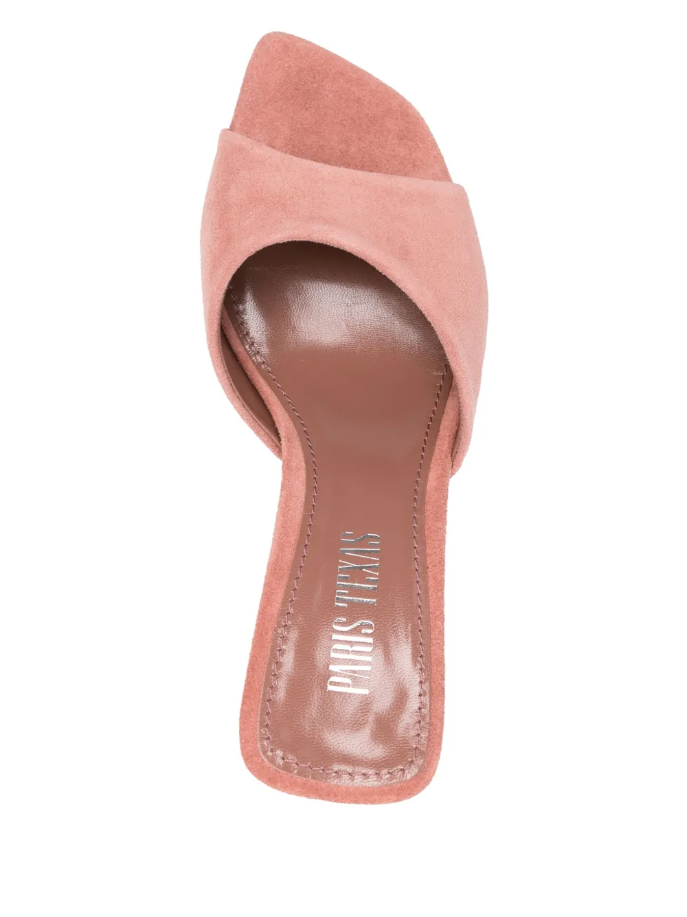 Paris Texas 70mm leather mules Pink
