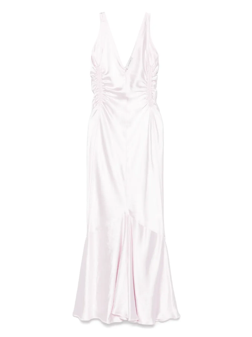 Sportmax Midi-jurk met satijnen afwerking Roze