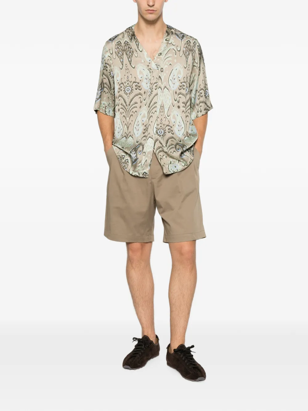Low Brand Formele shorts Beige