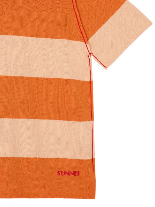 Tシャツ・カットソー SUNNEI SS21 KNITTED POLO (PSS02_DARKGR/ORANGE) Sunnei Knitted Polo from $113.00 - on Stylight
