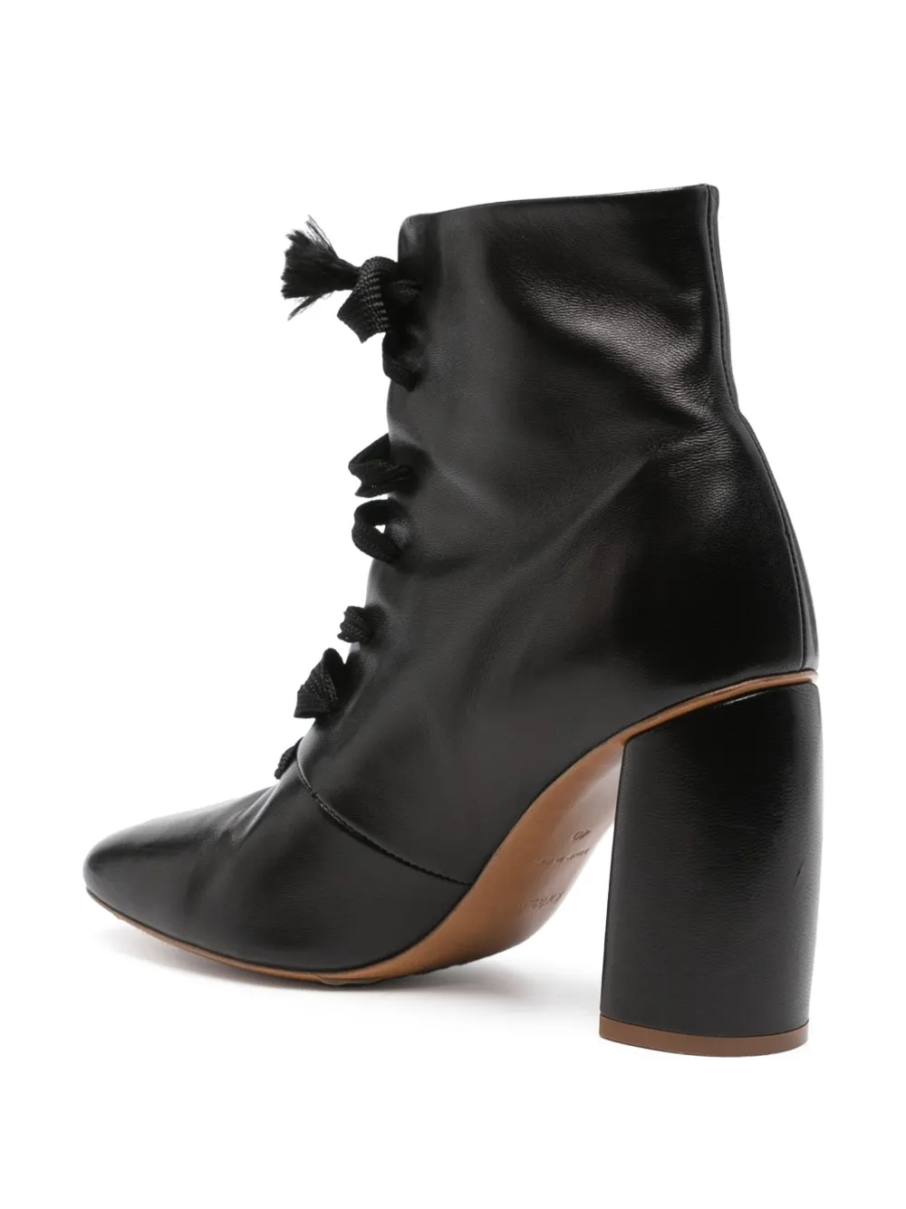 Forte 90mm lace-up boots Black