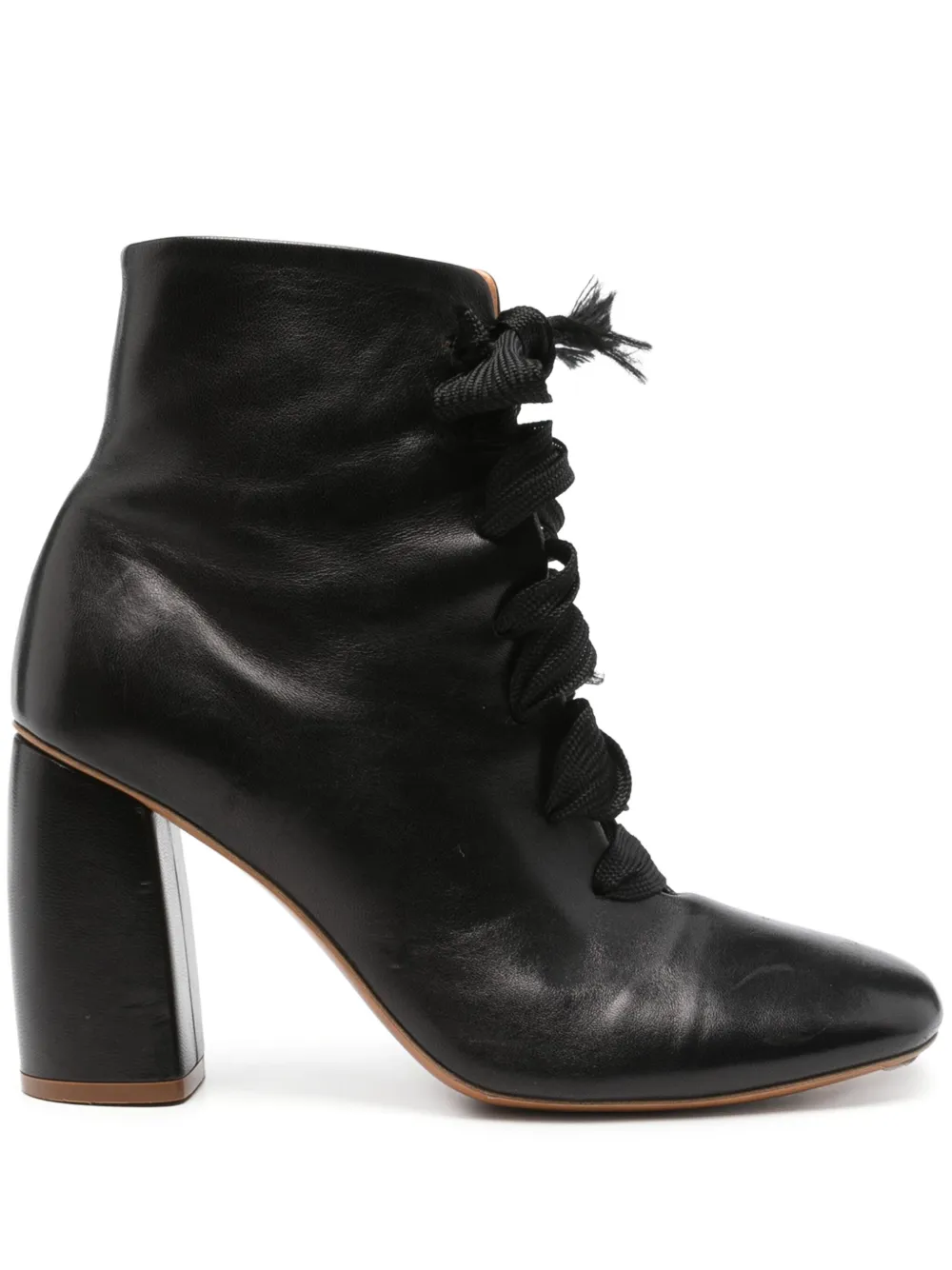 Forte 90mm lace-up boots Black