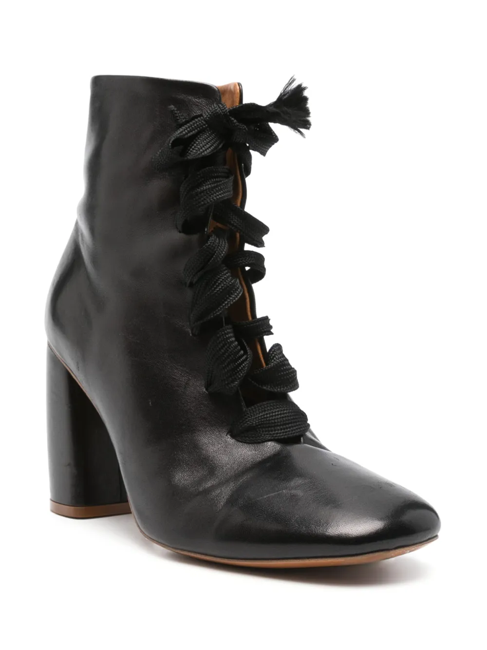 Forte 90mm lace-up boots Black