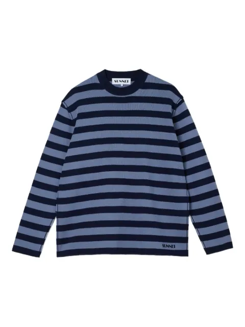 Sunnei organic cotton striped sweater